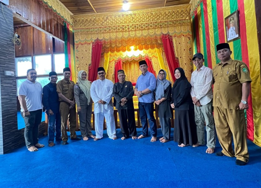 Ketua Umum DPH LAMR Kepulauan Meranti Sambut Kunjungan Ketua Umum DPH LAMR Pelalawan