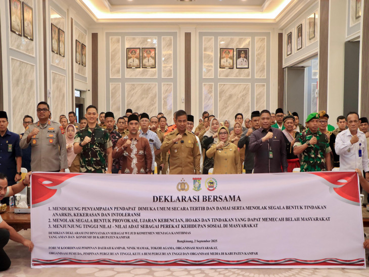 Bupati Kampar Dekati Tokoh Masyarakat dan Ormas, Harap Tak Ada Demo di Kampar