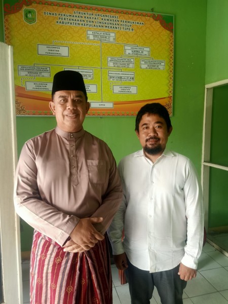LAMR Kepulauan Meranti Minta Dinas Perkim-LH Tebang Pohon yang Membahayakan di Sepanjang Jalan Dora